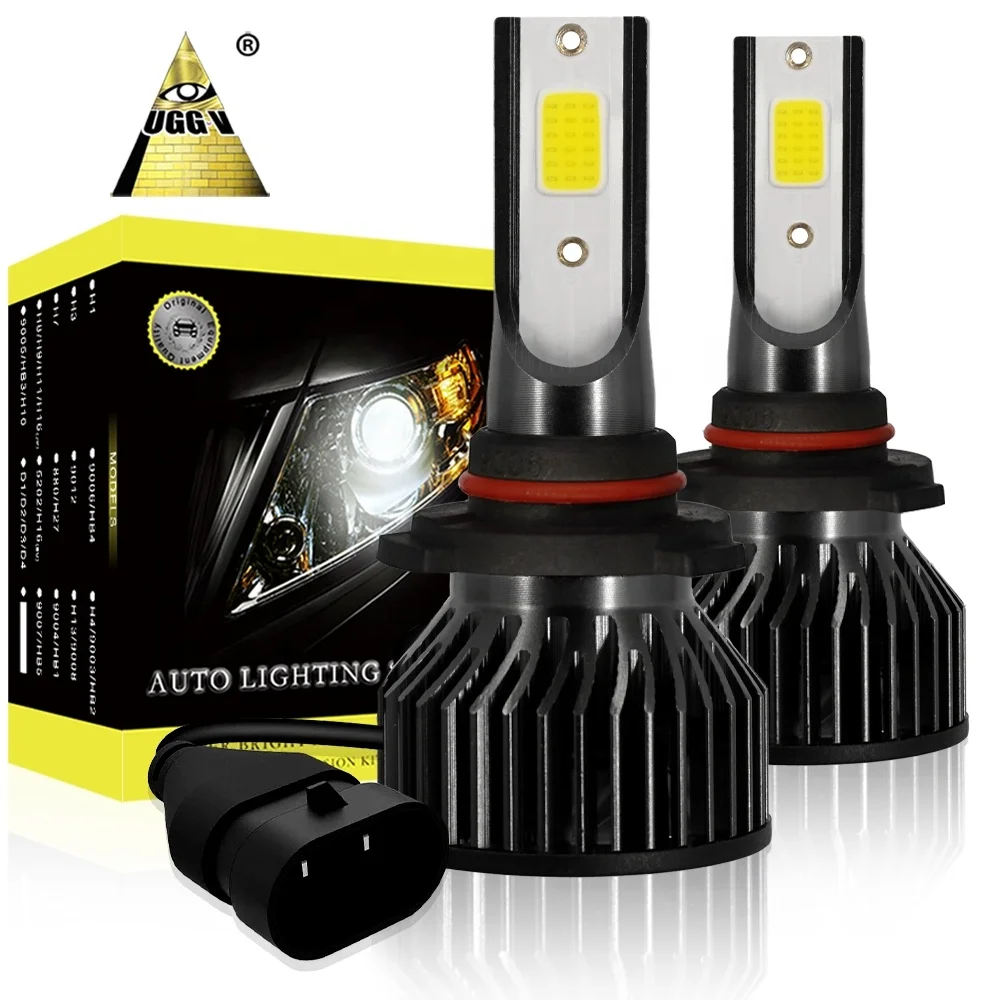 High Quality Auto Lamps T5C series H1 H3 H4 H7 H10 H11 H13 9004 9005 9006 9007 For 72W 8000LM with COB led chip led headlights
