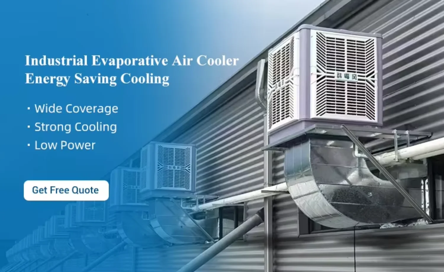 Capacity Evaporative Air Conditioner, 18000m³/h, 220V-380V - detail 2