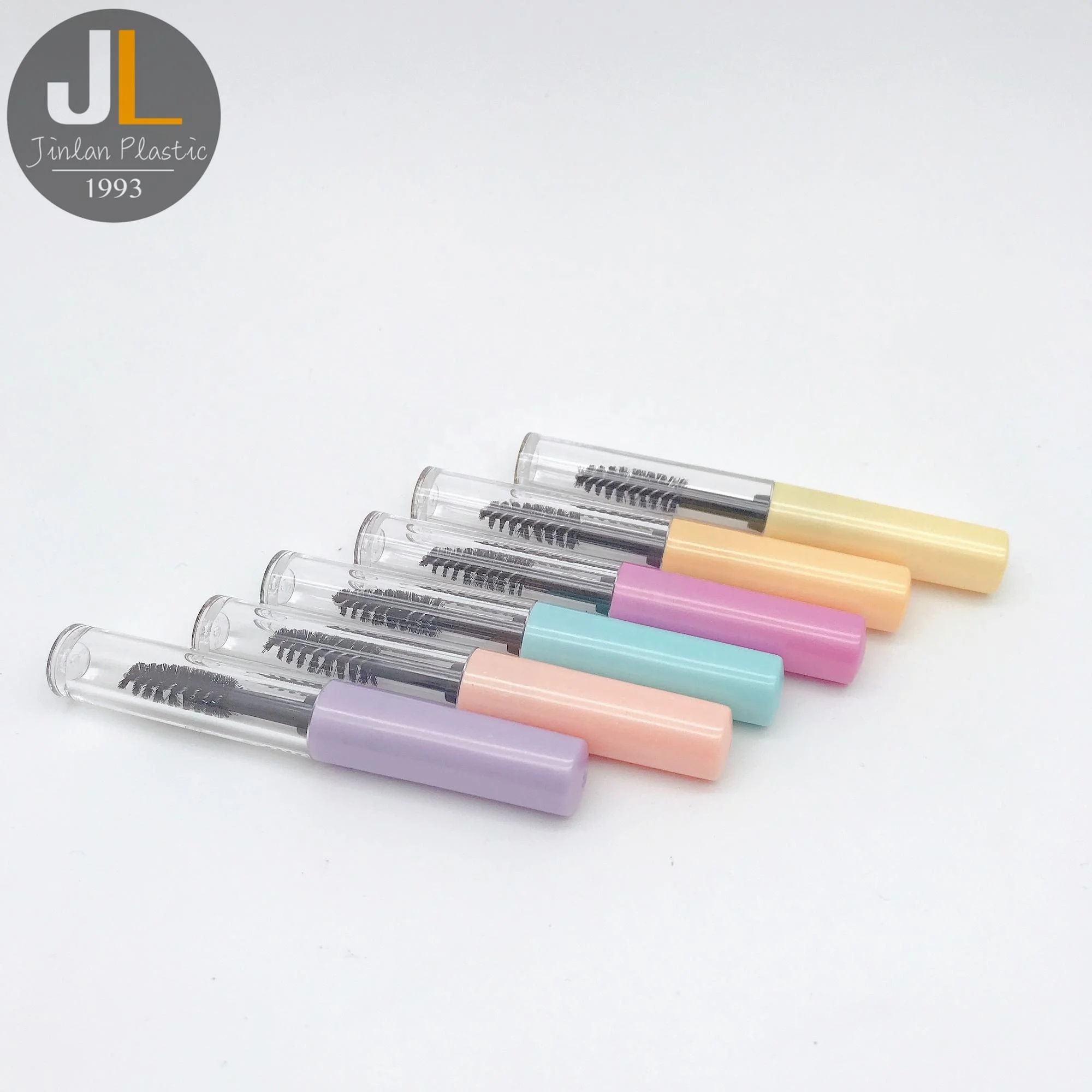 

1.5ml New DIY Hot Sale Clear Rainbow Mascara Tube Eyelash Brush 1ml Mini Container