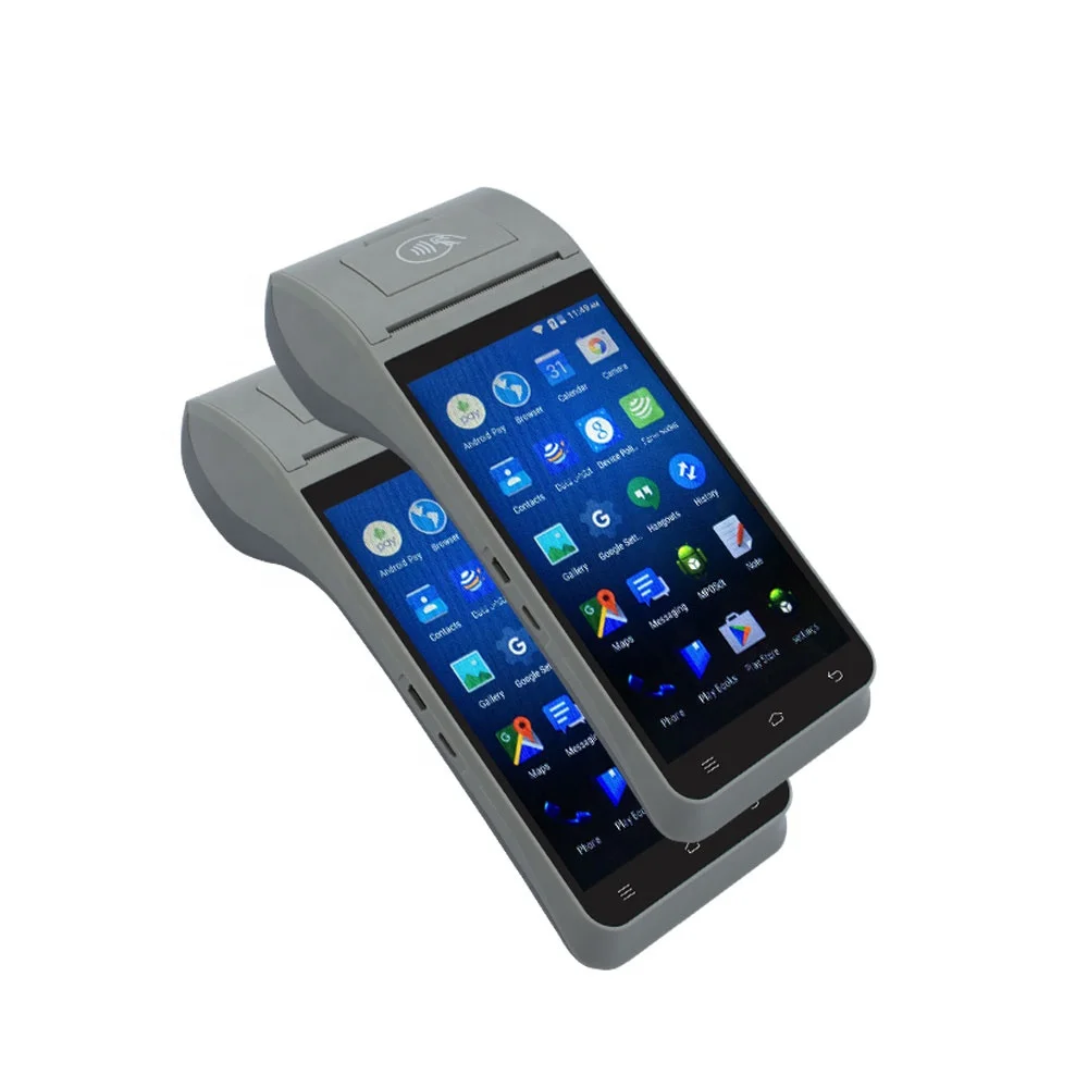 

5.5INCHES TOUCH SCREEN HAND HELD WIRELESS ANDROID 9.0 PDA WITH CUSTOMIZE POS SYSTEM NFC READER AND REAR BARCODE CAMERA