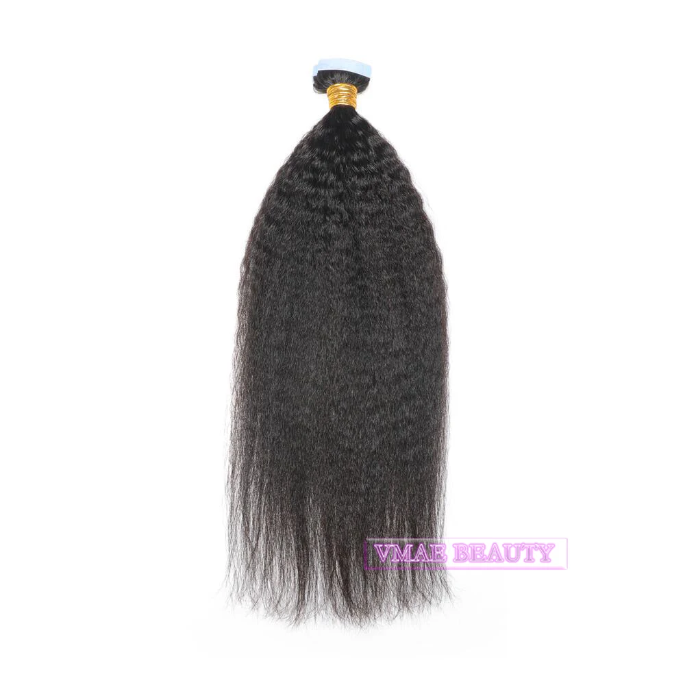 

Vmae 11A 2021 Hot Selling Mongolian Virgin Human Hair Kinky Straight Pre Bonded Tape In Human Hair Extensions