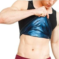 

Mens Sweat Body Shaper Premium Workout Tank Top Slimming Polymer Weight Loss Sauna Vest