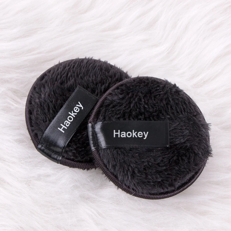 

Black Eco Friendly Washable Organic Reusable Make Up Pads