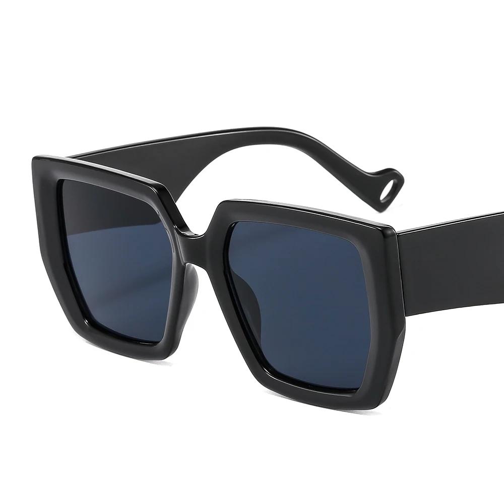 

Eye Protection Decoration Lens Metal Frame Gradient Brown Mens Sunglasses