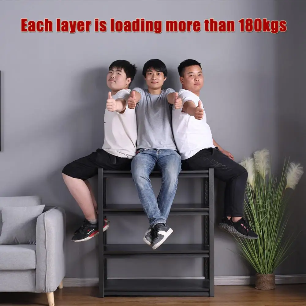 
5 Shelves Screwless Metal Shelf 