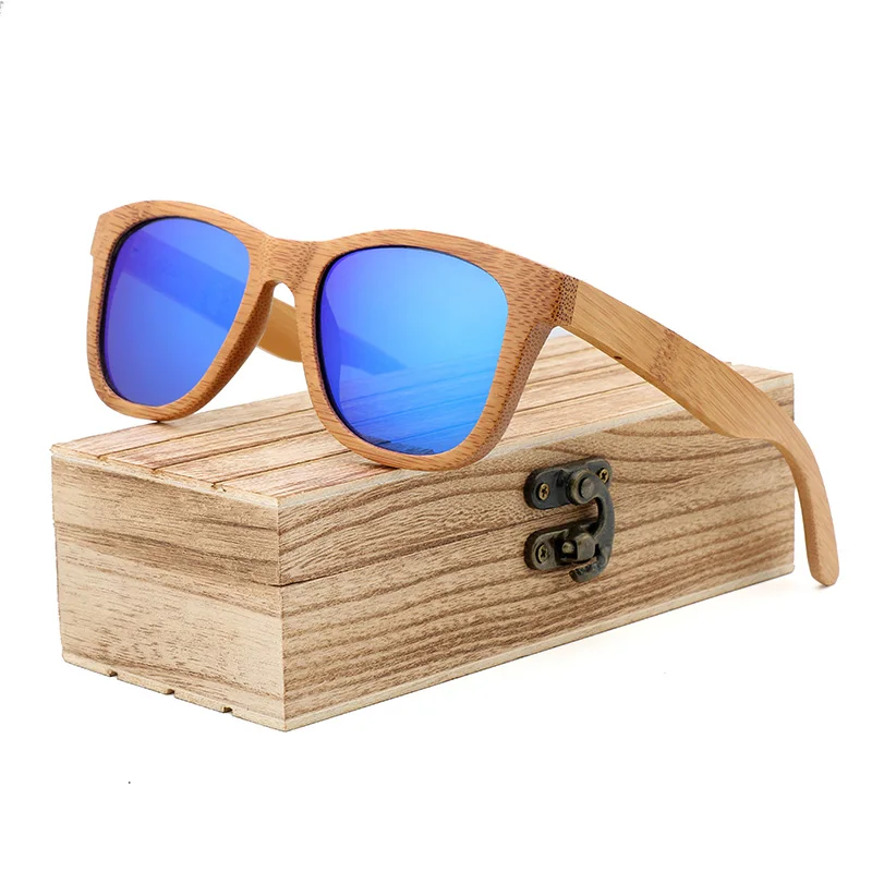 

China Factory Outlet Wooden bamboo Sunglasses bambu custom logo Oculos de sol