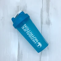 

Custom Protein Powder Recycled Plastic 600ml Beautiful Bottle Shaker