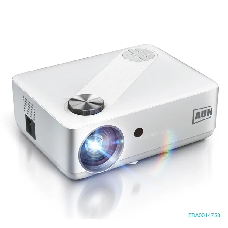 

Newest AUN AKEY8 1920x1080 6000 Lumens Portable Home Theater LED HD Digital Projector Basic Version