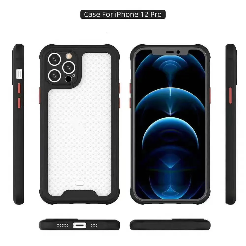 

2021 New Arrival Shockproof Heat Dissipation Phone Case For Iphone 11 Pro Max Cooling Case Cover For Samsung S21, Black,dark blue,pink,black,dark green