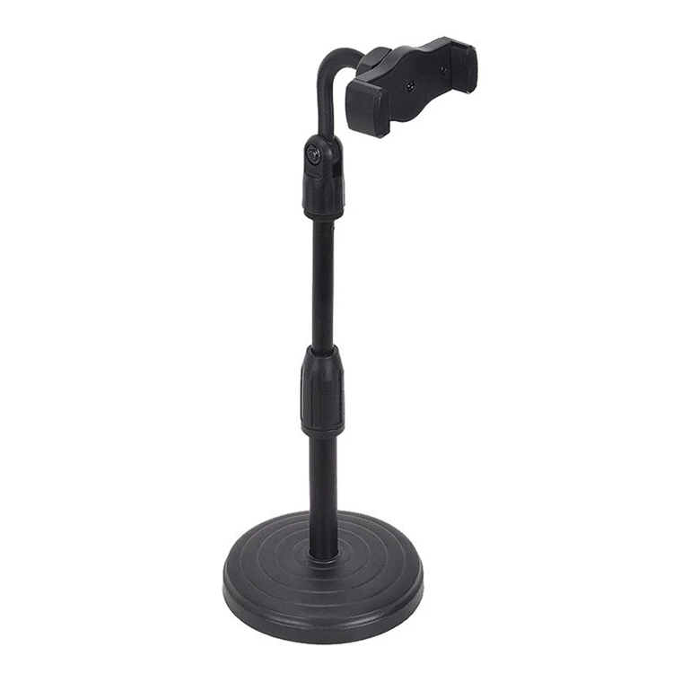 

JC-02 desktop smartphone support metal 360 angle adjustable tablet mobile phone stand for studio