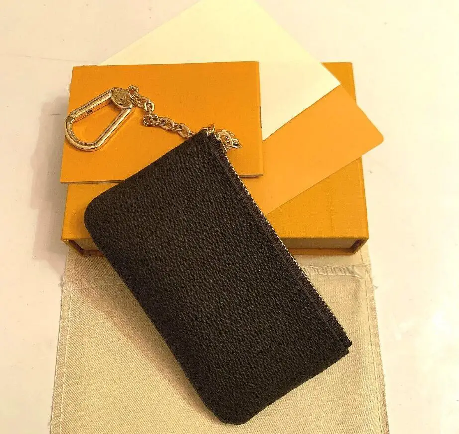

2021 hot selling luxury Designer Fashion Women Men Key Ring Credit Card Holder Coin Purse