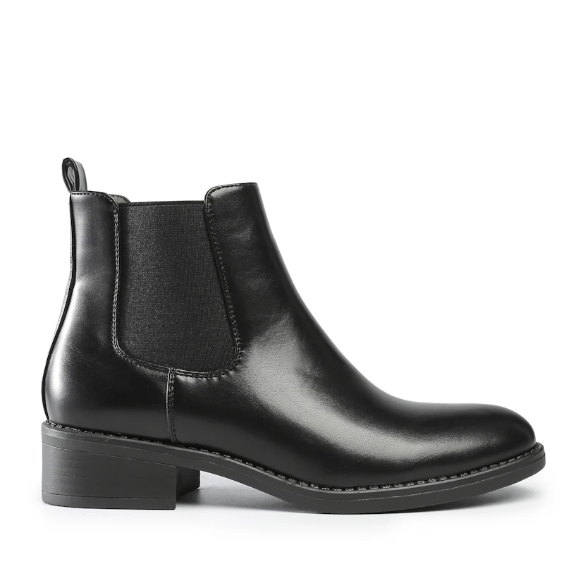 

Best price superior quality chelsea boots with mid sole winter solid leather ankle boots women trendy casual boots