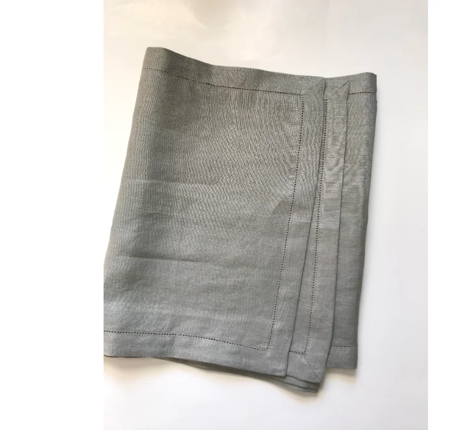 

stone washed wholesale pure linen table runner and tea towels