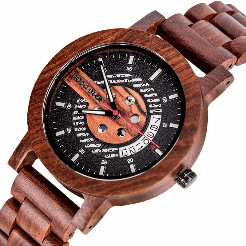 

Chinese factory oem customize wood watches unique design wood watches for men and women