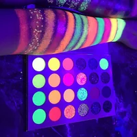

2019 Popular 24 Colors Waterproof Private Label Eyeshadow Neon Palette with Glitter and Sparkles