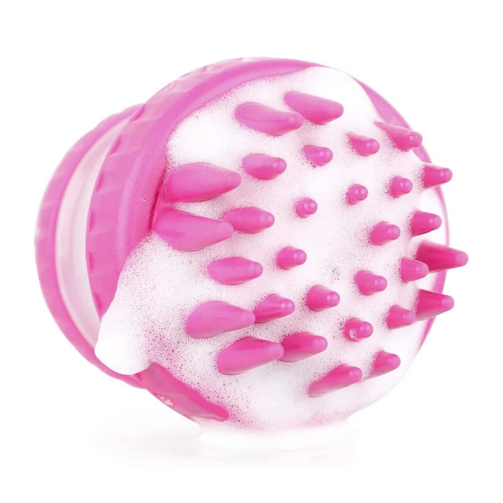 

Grooming brush pet bath massage reusable grooming brush pet, 3 colors