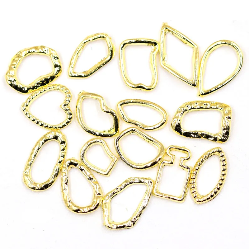 

Retro European and American personality nail punk style ancient gold and silver black crow cross alloy nail jewelry