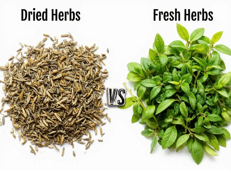 Dried Herbs vs Fresh Herbs: When to Use Each (Complete Guide)