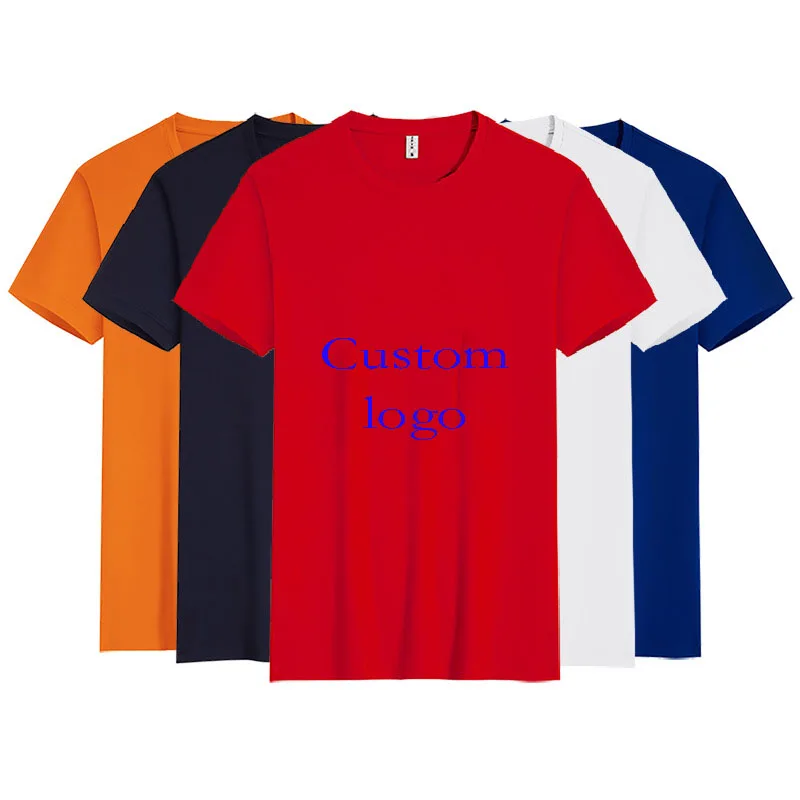 

Wholesale Price Team Clothing Customized Logo Sublimation Printing Plain Advertising T-Shirts