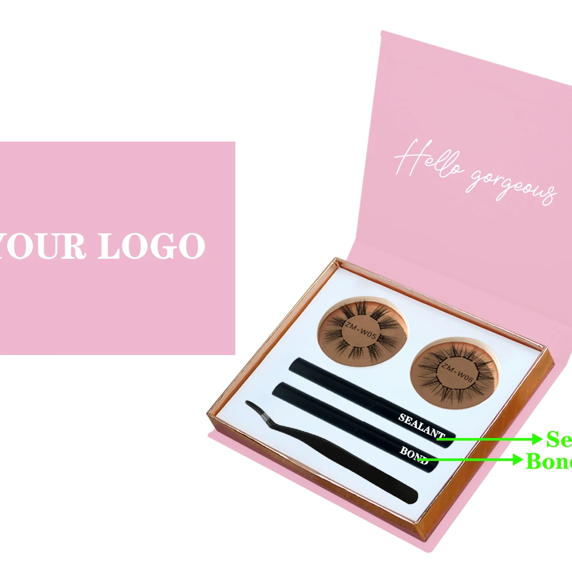 

Long-lasting Diy 3d Segmented Lashes Kit Eyelashes Volume Pre-cut Store Salon Home Segment Custom Logo