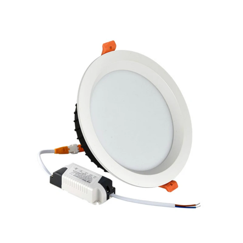 4w-24w family series round smd anti glare recessed ceiling light 220V ceiling downlight led down light for project