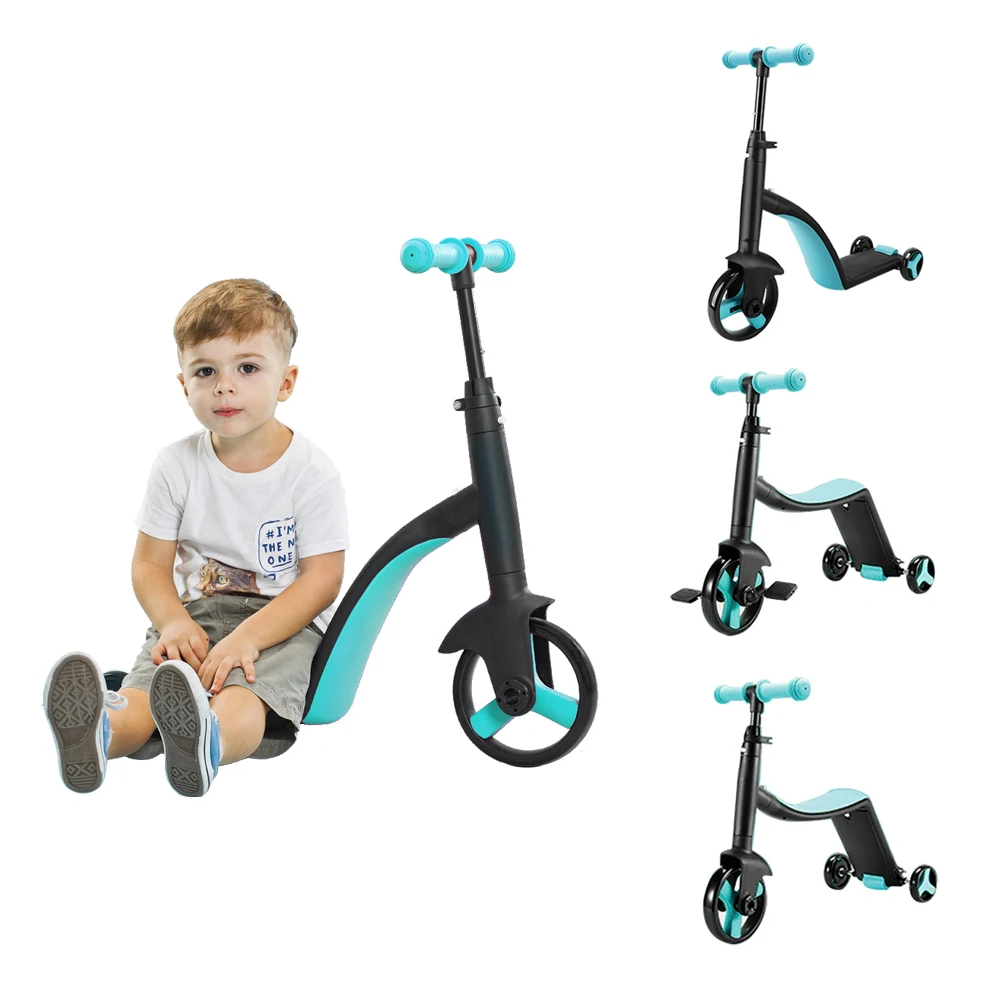 

2021 Wholesale China Scooter Factory Online 3 IN 1 Push Bike Kids Scooter