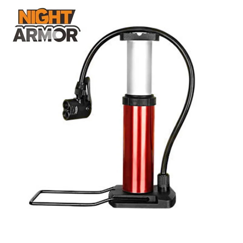

Bicycle foot pump household electric motorcycle high pressure portable mini type air pump