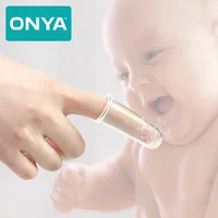 

Baby Toothbrush Finger Toothbrush For Baby And Toddler Soft Silicone Kids Toothbrush With Case Box Set