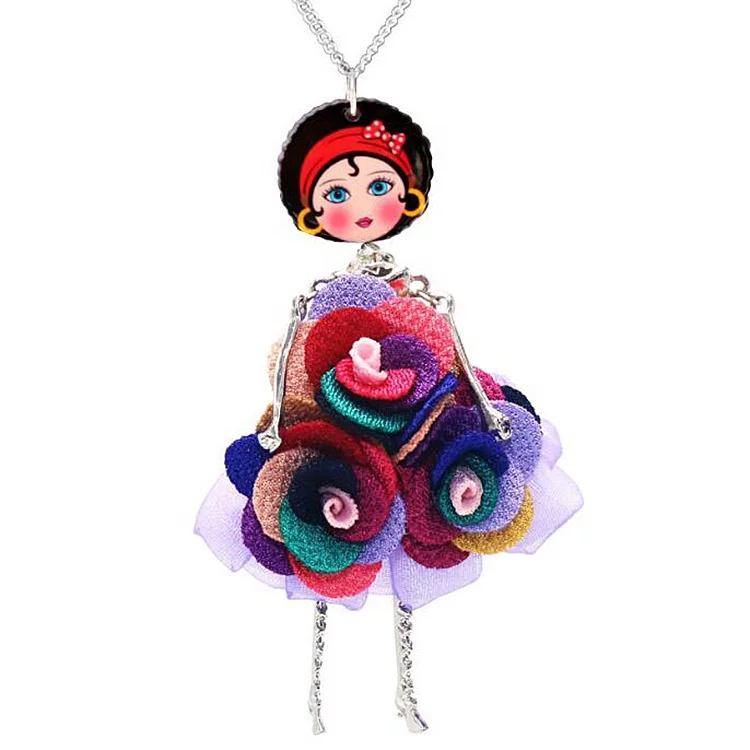 Fashion trend colorful acrylic