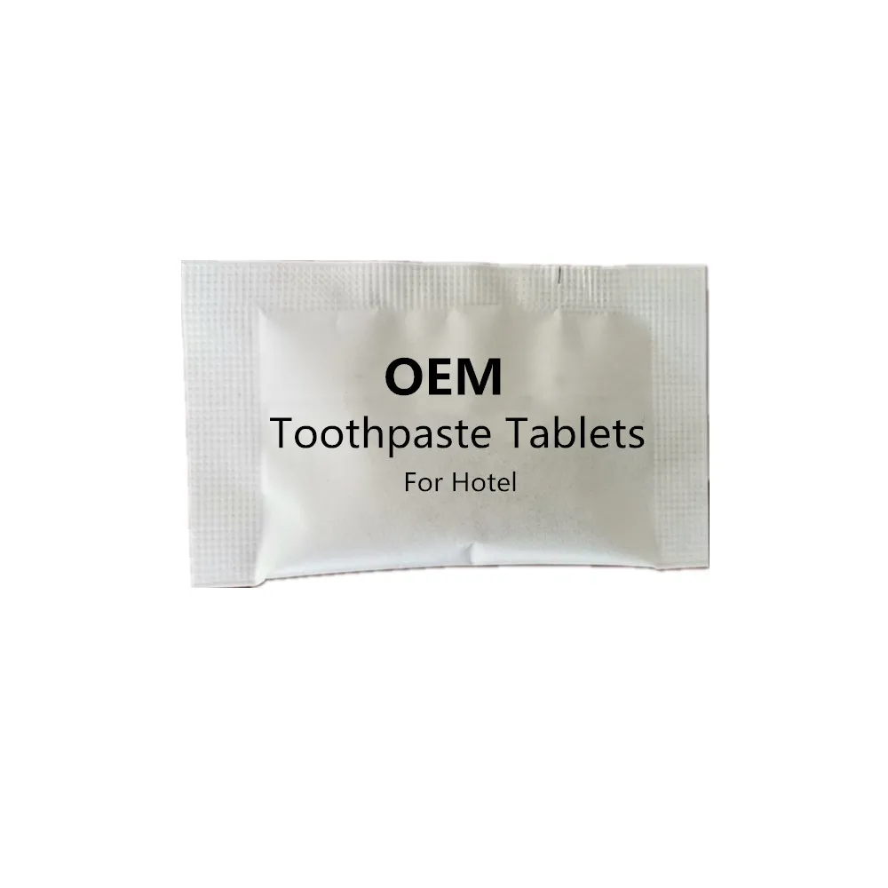 
100% Natural Convenient to Use Toothpaste Tablets For Hotel Use 