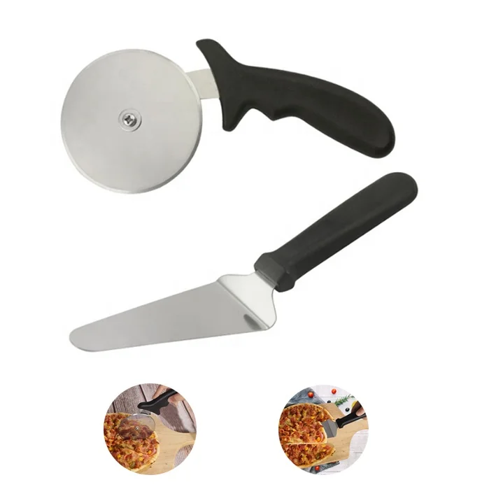 

Amazon Hot-sale Professional Pizza Cutter Pizza Shovel Pizza Tools Set, Black