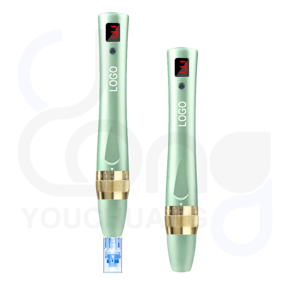 

ELON-YC drpen E1 free OEM needle derma pen microneedling pen micro needle pen skin care face wireless dermapen drpen dermapen