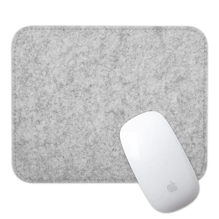 

Free Sample Mousepads for Adults Anti-skip Felt Ergonomic Mouse Pad with Stitched Edges, Grey, pink or colorful