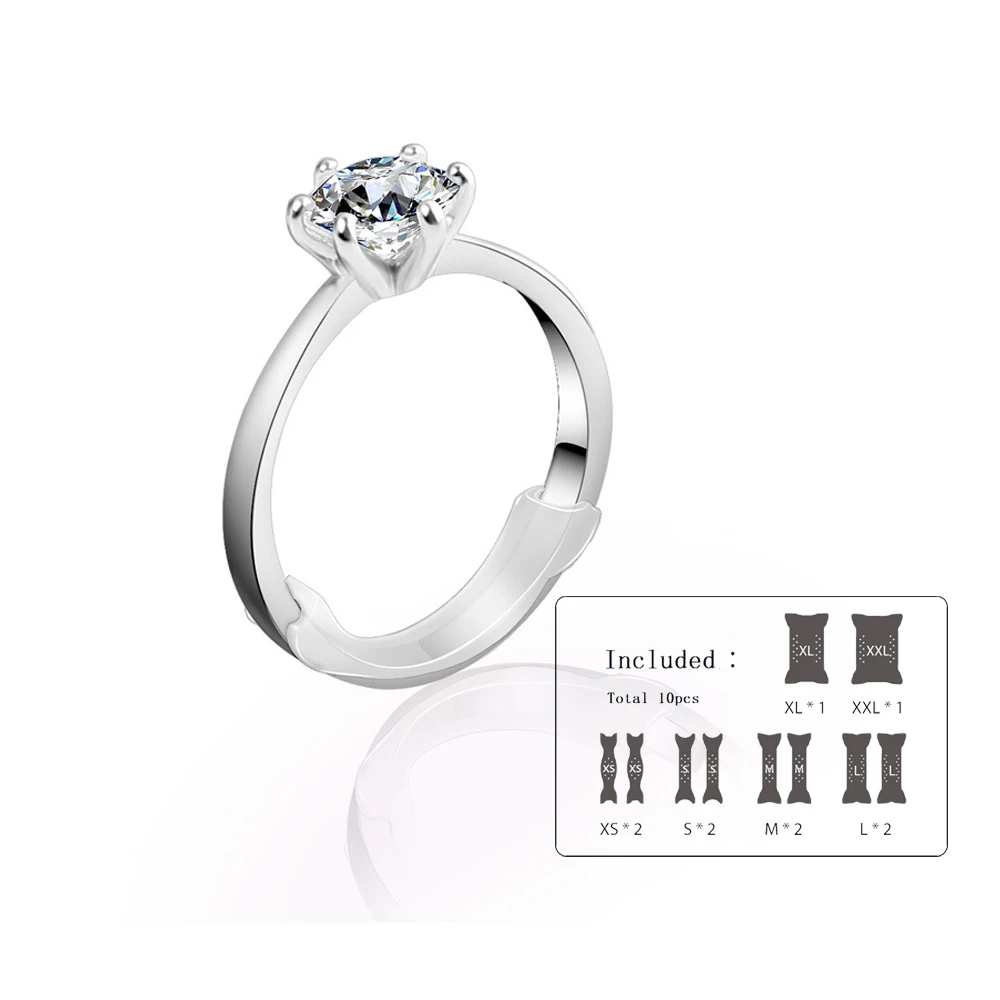Transparent Ring Size Adjuster For Loose Rings Convenient For Carrying Rings Factory Custom Wholesale