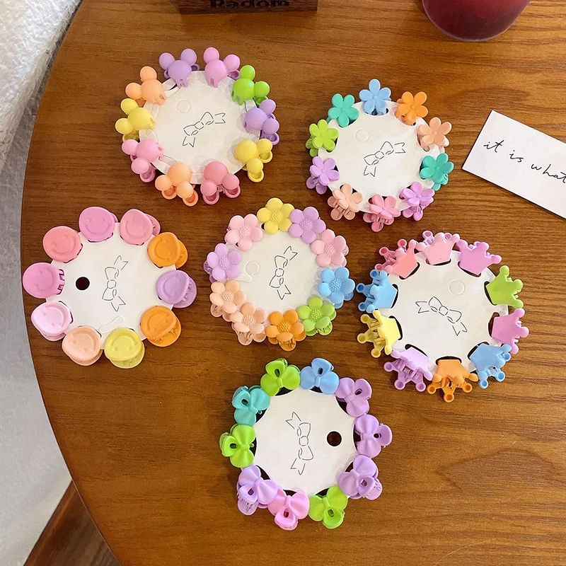 

New arrival candy color hair claw Acrylic material sweet hair clips for kids