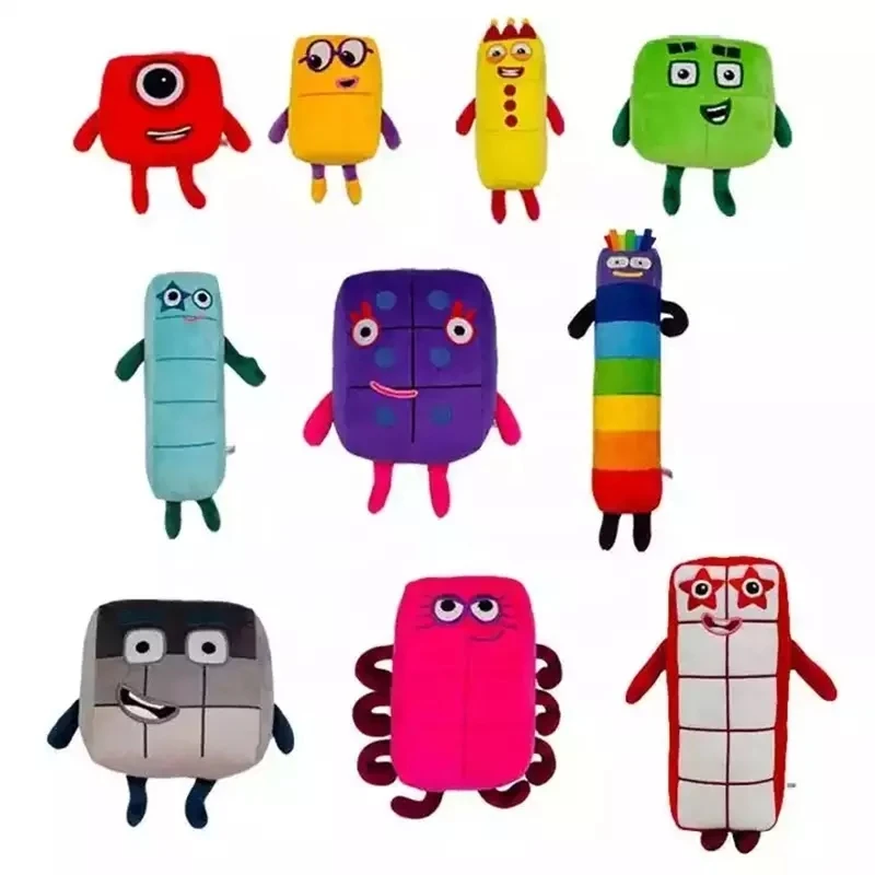 

1-10 Number Pillow children's figures digital building plush toy early childhood education doll Plush Numbers