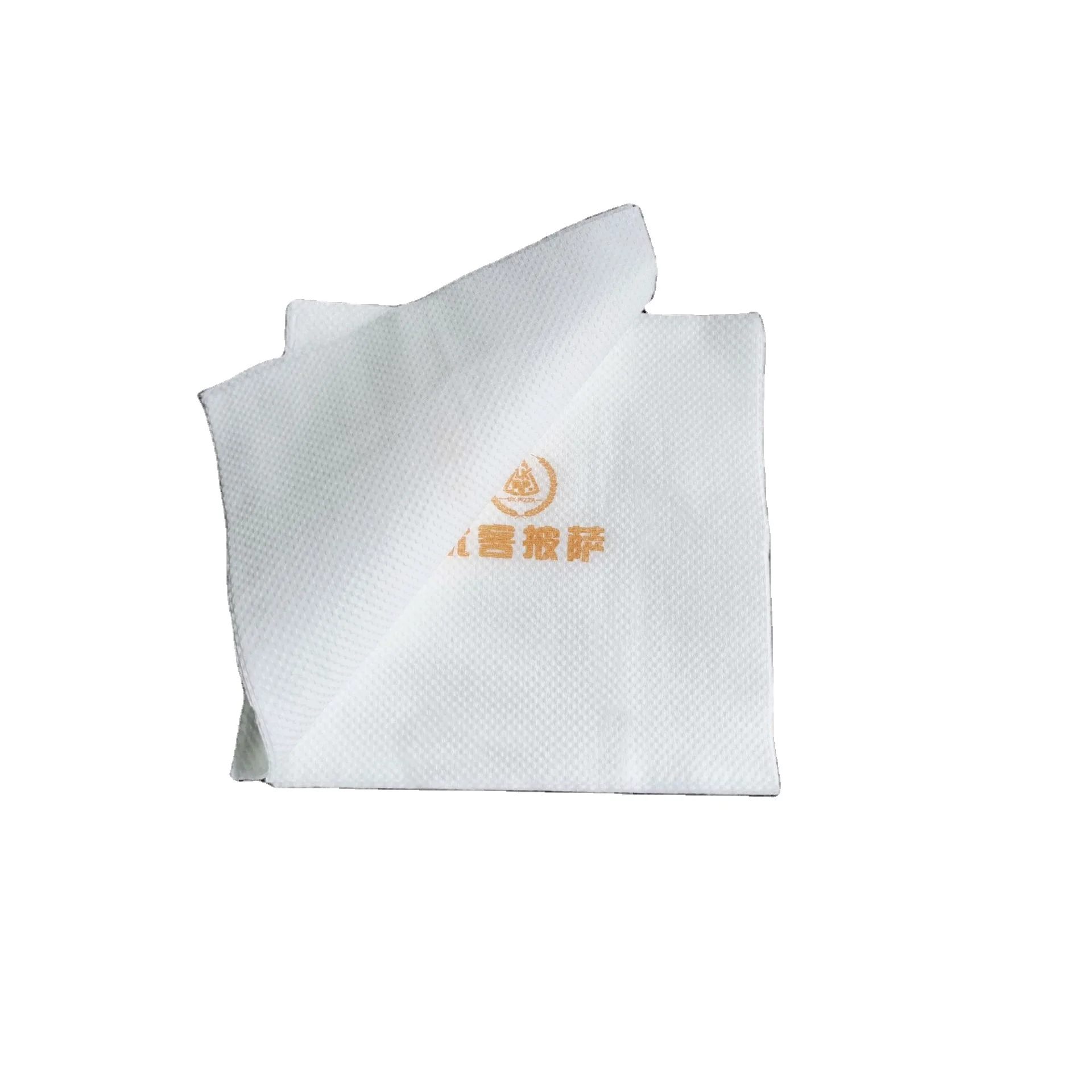 

Dinner Paper Napkins With Custom Logo Printed Party Beverage Napkins Paper, White or nature