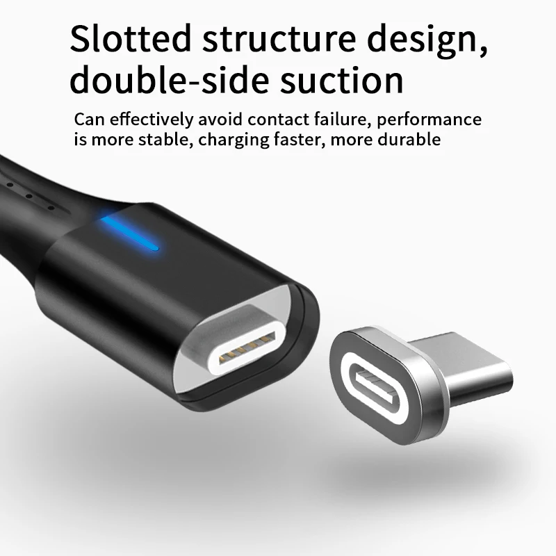 Wholesale 3 in 1 Micro USB Cable 3A Type C Fast Cable Magnetic Charging Cable for iPhone Charger Data Line - ANKUX.COM