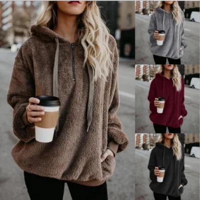 

Lightweight Hoodie Jacket for Women with Plus Size