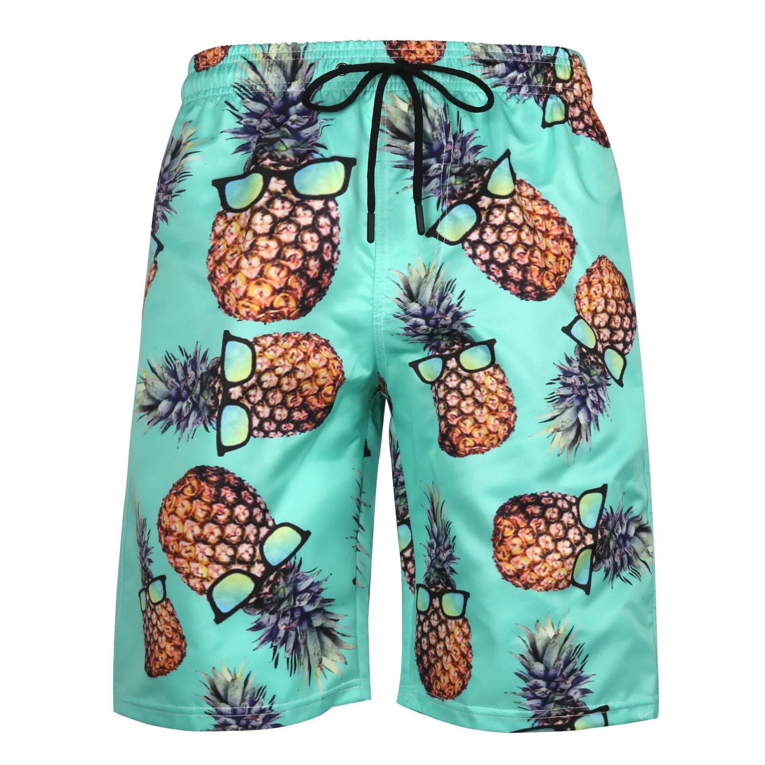 

Yirun Dropship Custom 3D Men's Swim Trunks Beachwear Quick Dry Hawaiian Printed Men's Cartoon Shorts