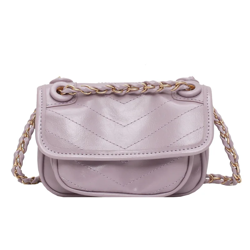 

Fashion French Niche Texture Versatile Rhomboid Chain Bag Square Bag Women Handbags