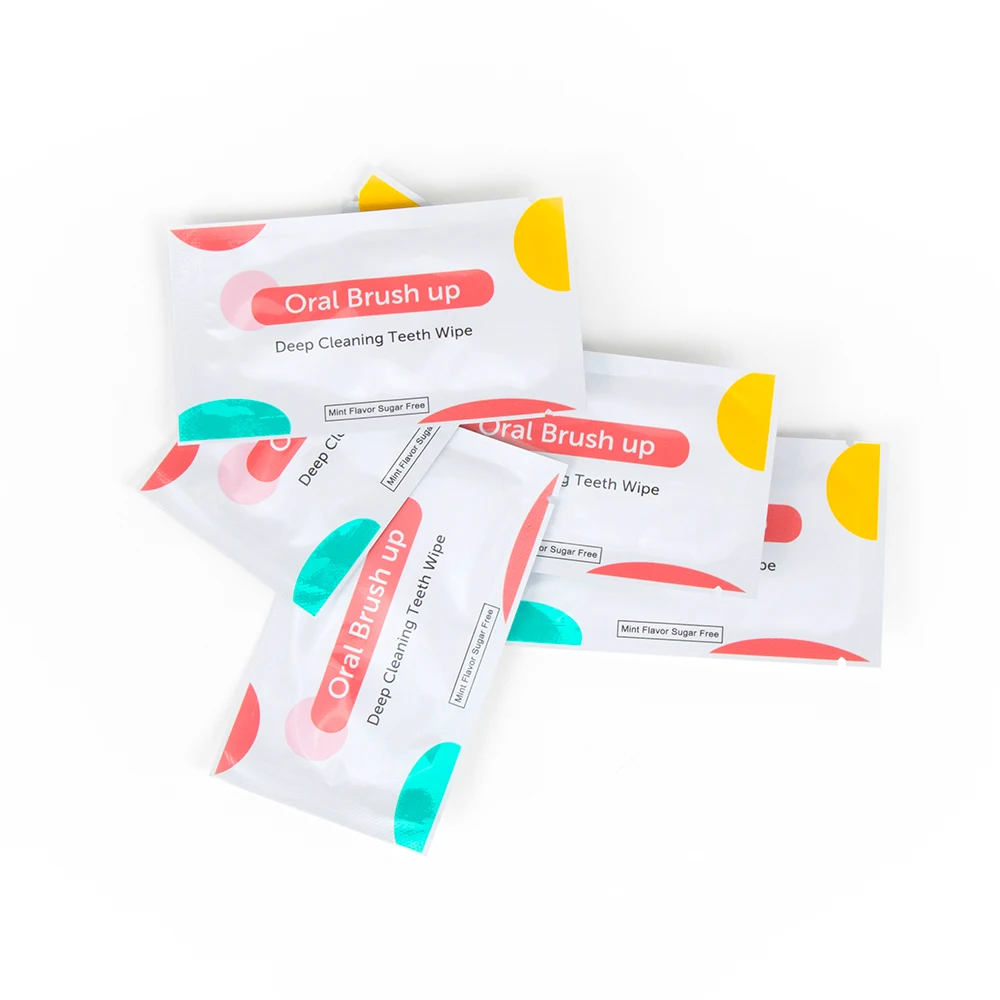 

Private Label Wholesale Disposable Deep Cleaning Teeth Whitening Wipes