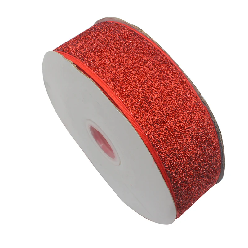 

Factory wholesale  good quality Bright red sequined goose velvet ribbon