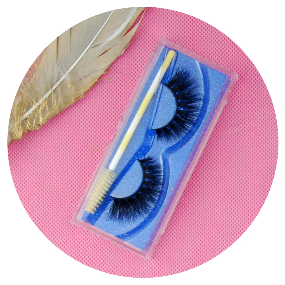 

Free Sample Available 3d Korean Lashes Faux False Eyelashes, Black