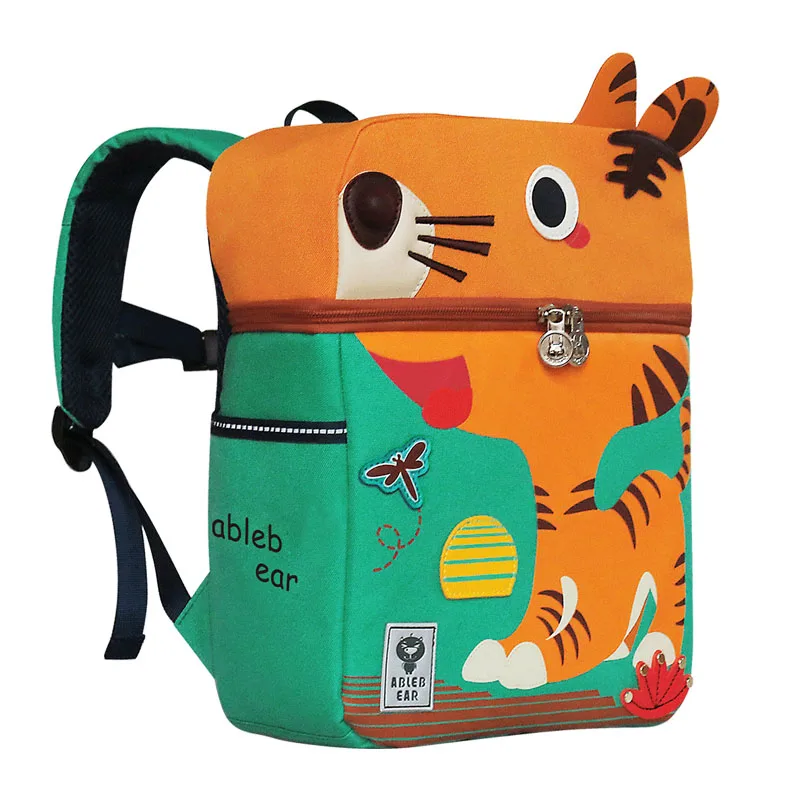 

Wholesale Children 3D Cartoon tiger Unicorn Ect Design Girl Backpack Kindergarten Orthopedic Kids School Bags