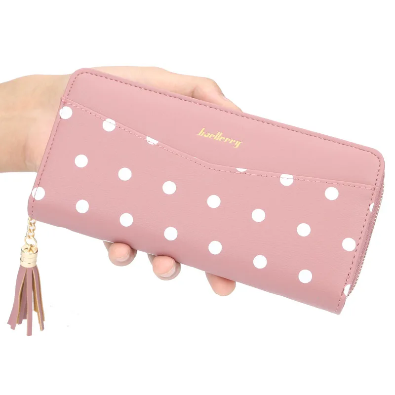 

2021 New Model Baellerry Wallets Woman Wallet Slim long wallet Phone case, 10 colors