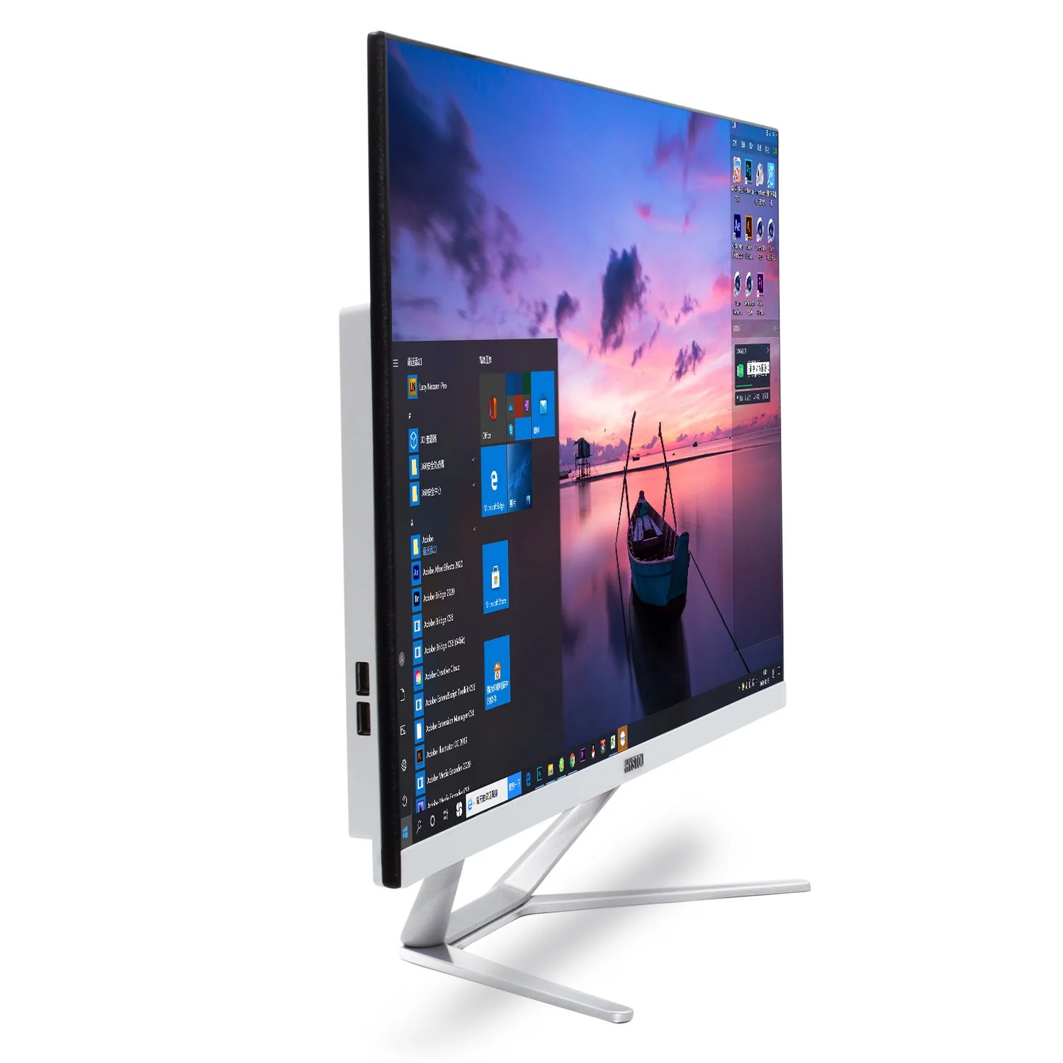 

Cheap i7 8565Uu 4G RAM 256 SSD Office School All In One Pc 23 inches Desktop Computer with Webcam