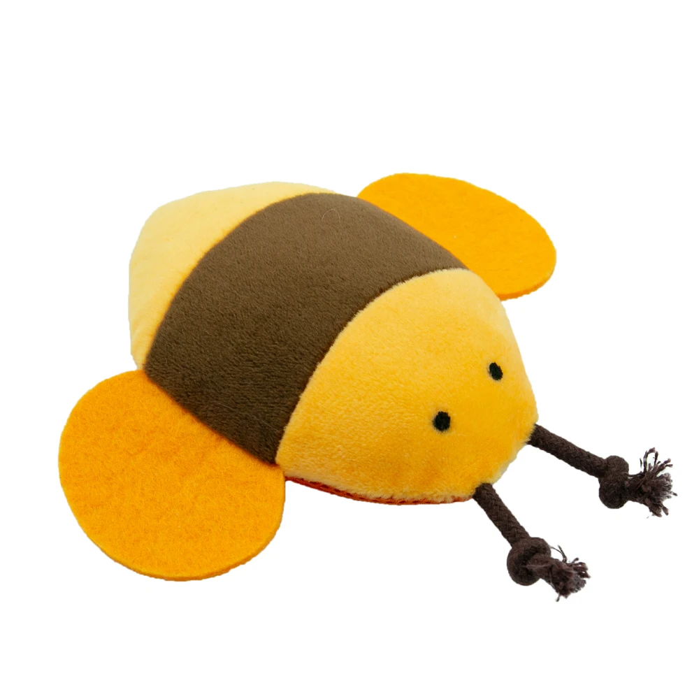 

Hot sale cute small dog and cat toy plush squeaky sound toy dog