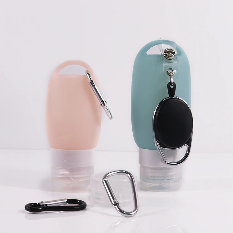 

Amazon Hot Selling Items Food Grade Portable Silicone Mini Cosmetic Shampoo Bottle Portable Travel Bottle Kit, Blue,pink,grey,purple,gray,clear