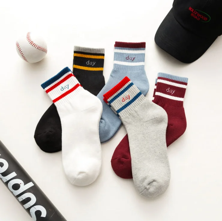 

winter new style letter mens towel basketball socks custom logo